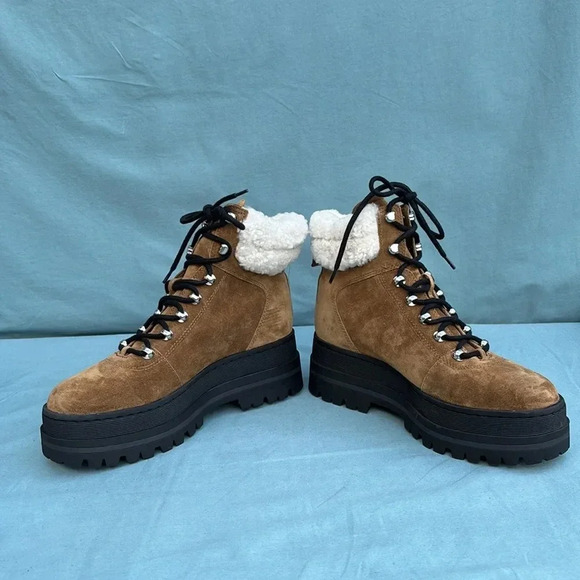 NWOT- Marc Fisher Pierson Lug Sole Bootie Size 8.5 - Picture 2 of 10